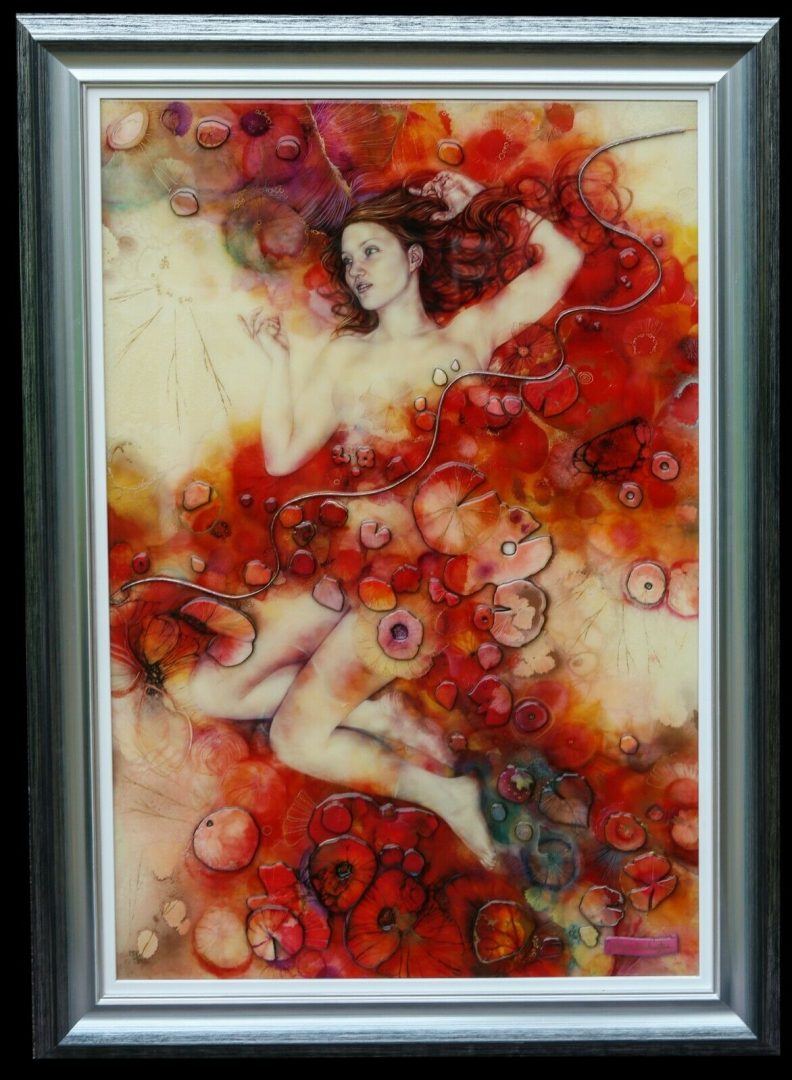 KERRY DARLINGTON (BRITISH, b.1974) -SAKURA- LIMITED EDITION 3D PRINT 151/195 & COA