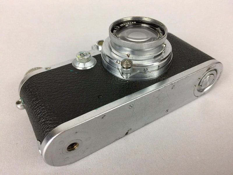 LEICA 3 ERNST LEITZ WETZLAR D.R.P. CAMERA 139244 &amp; SUMMAR f=5cm 1:2 LENS 208466