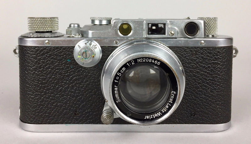 LEICA 3 ERNST LEITZ WETZLAR D.R.P. CAMERA 139244 &amp; SUMMAR f=5cm 1:2 LENS 208466