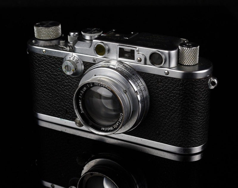 LEICA 3 ERNST LEITZ WETZLAR D.R.P. CAMERA 139244 &amp; SUMMAR f=5cm 1:2 LENS 208466