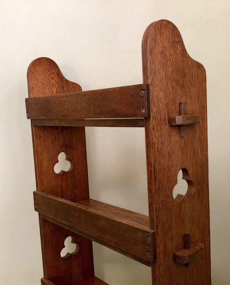 LIBERTY & Co. - ARTS & CRAFTS SOLID OAK 3-TIER SEDLEY BOOKCASE