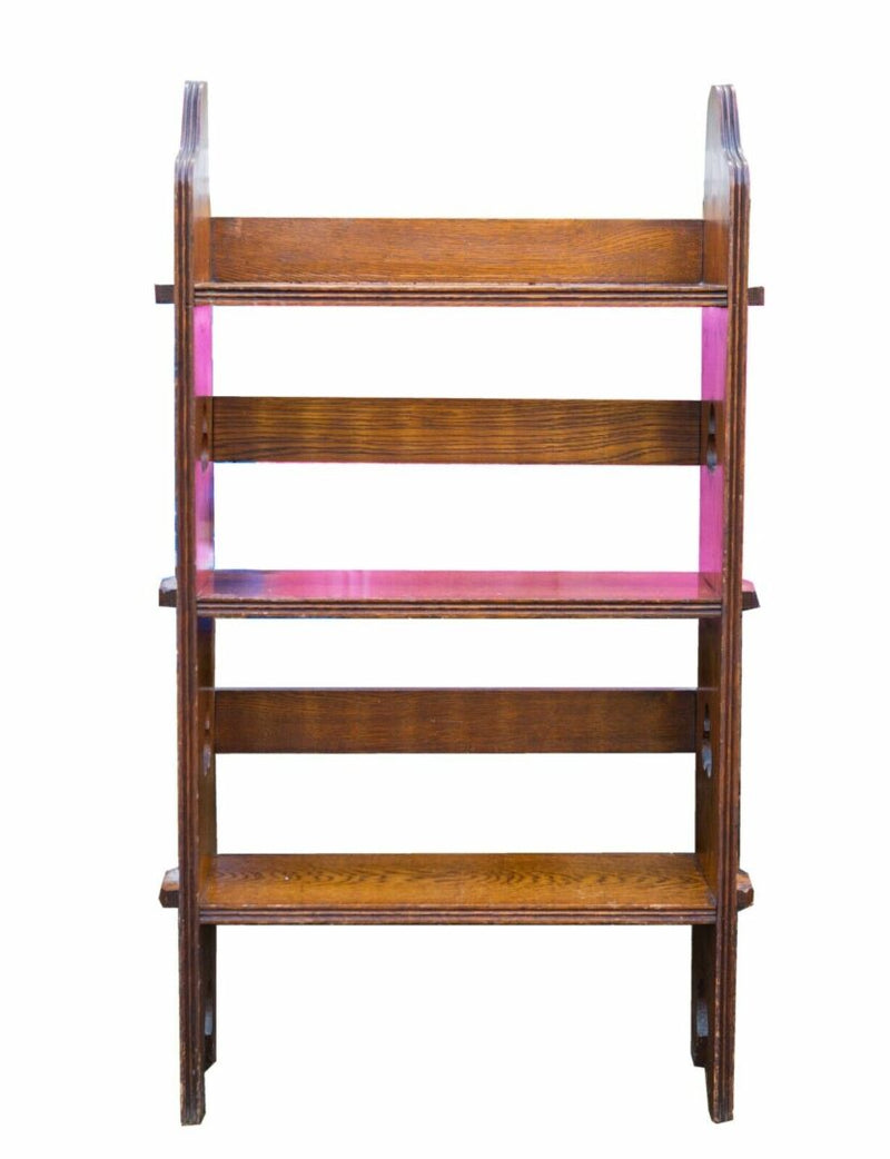 LIBERTY & Co. - EDWARDIAN ARTS &; CRAFTS SOLID OAK SEDLEY BOOKCASE SHELF UNIT