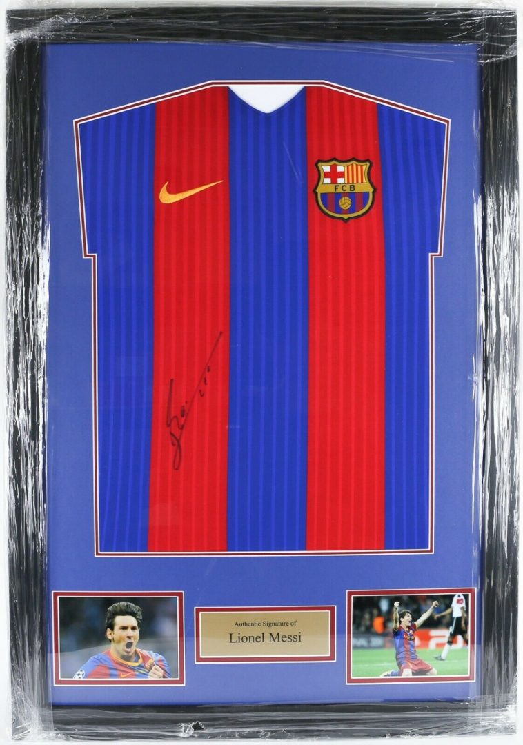 Lionel Messi signed Barcelona