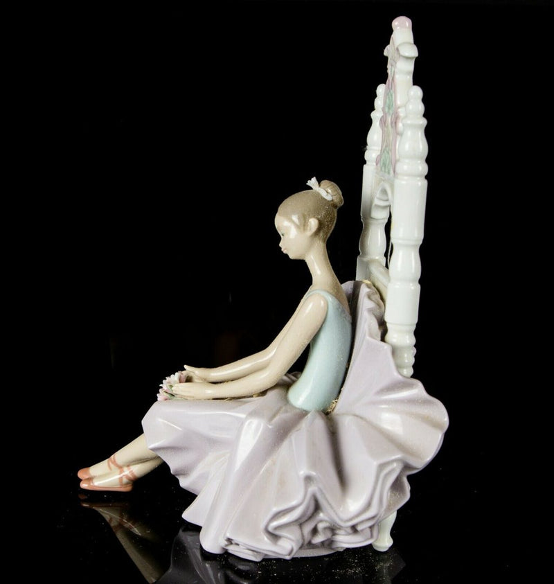 LLADRO -POSING FOR PORTRAIT- GIRL BALLERINA DANCER FIGURE MODEL 6486, BOXED