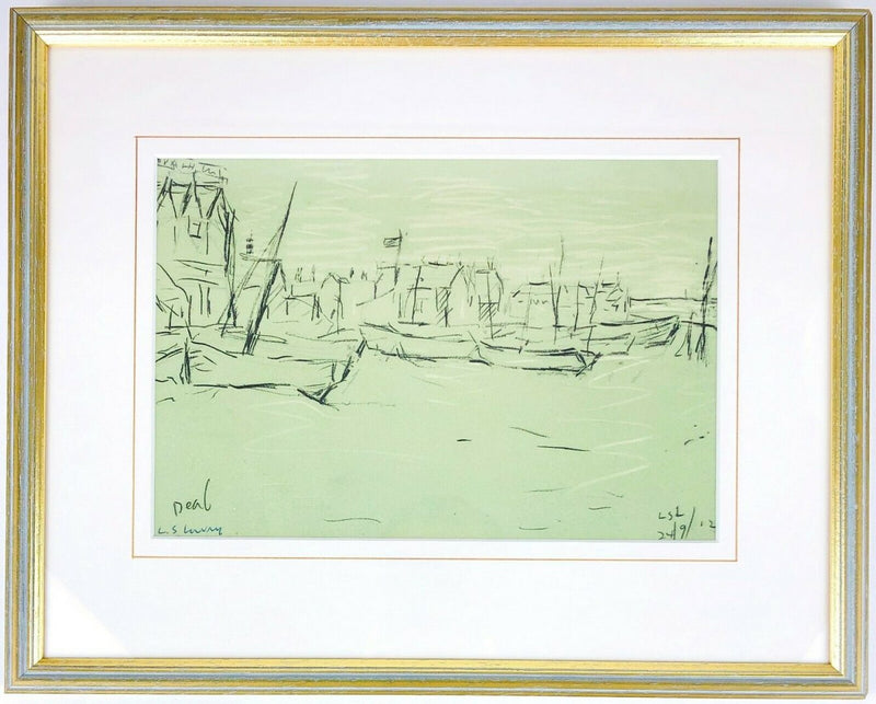 L.S. LAURENCE STEPHEN LOWRY, 'DEAL', SIGNED LIMITED EDITION PRINT