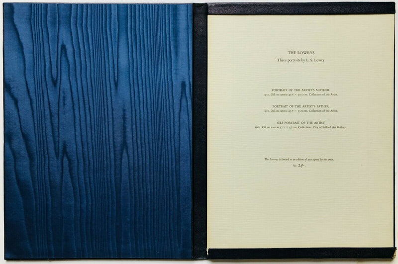 L.S. LAURENCE STEPHEN LOWRY, 'THE LOWRYS', SET OF SIGNED  LIMITED EDITION PRINTS