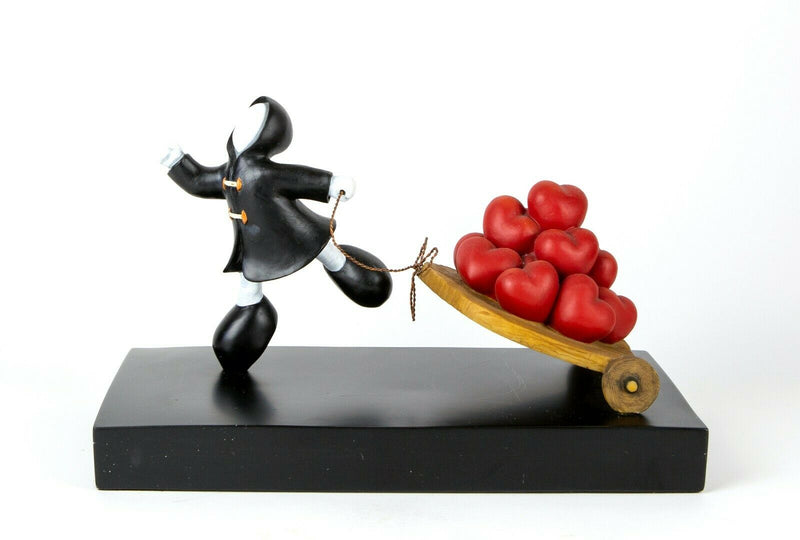 MACKENZIE THORPE (BRITISH, b.1956) -BRINGER OF LOVE- LIMITED EDITION SCULPTURE