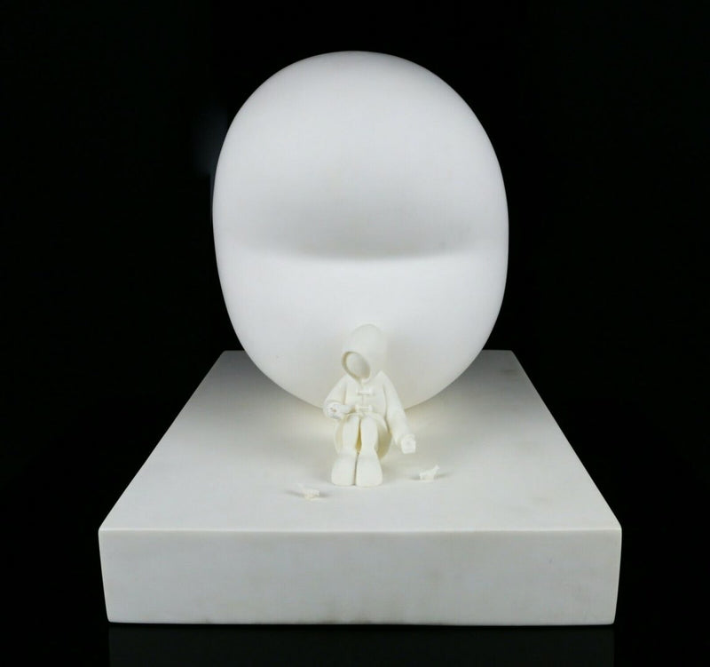 MACKENZIE THORPE (BRITISH, b.1956) -FEED THE BIRDS- LIMITED EDITION SCULPTURE, 94/295