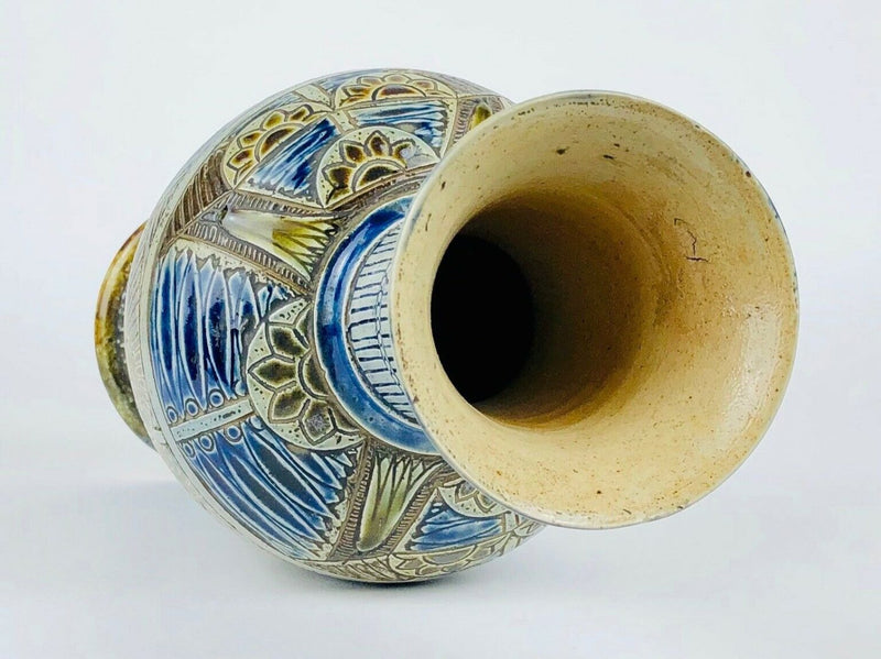 MARTIN BROTHERS, 1875 - STUDIO POTTERY GLAZED VASE, SIGNED
