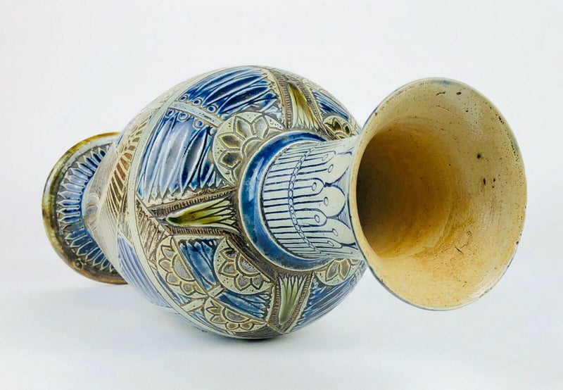 MARTIN BROTHERS, 1875 - STUDIO POTTERY GLAZED VASE, SIGNED
