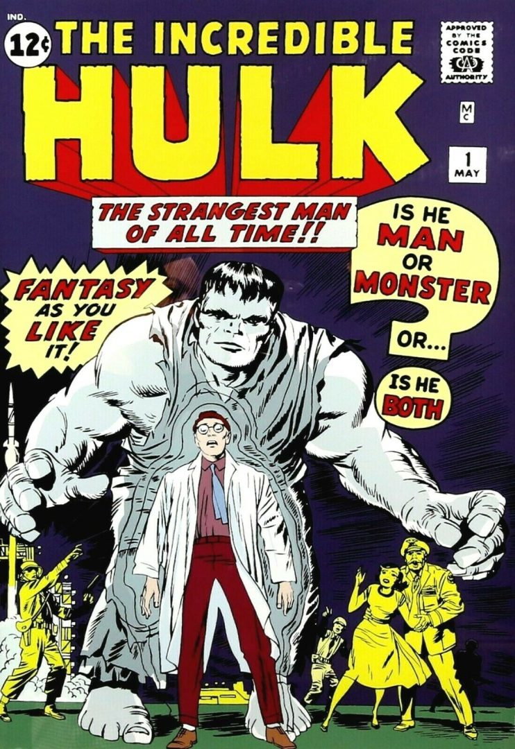 MARVEL 'INCREDIBLE HULK #1' LIMITED EDITION COMIC GICLEE PRINT, SIGNED STAN LEE