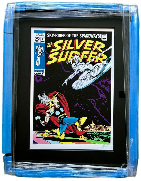 MARVEL 'THE SILVER SURFER #4' LIMITED EDITION GICLEE PRINT 2013, STAN LEE SIGNED