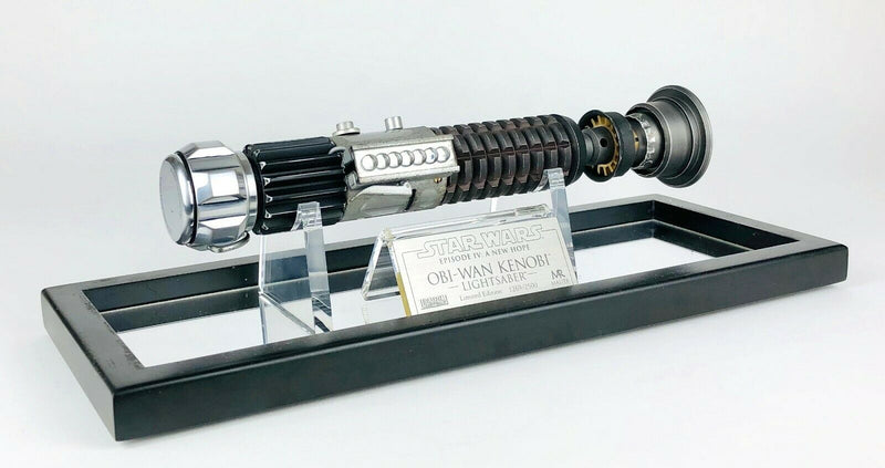 MASTER REPLICAS -OBI WAN KENOBI WEATHERED LIGHTSABER- LIMITED EDITION, STAR WARS NEW HOPE