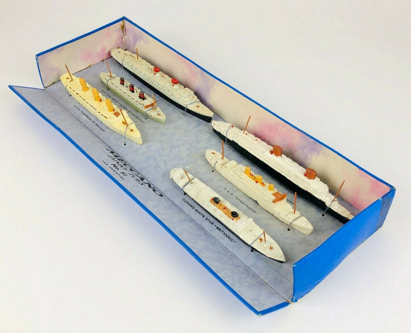 MECCANO DINKY - FAMOUS LINERS GIFT SET No. 51 PRE-WAR 1934-40 BOAT SHIP SET