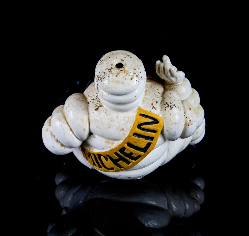 MICHELIN TYRES - VINTAGE MR BIBENDUM ADVERTISING COMPRESSOR TOP FIGURE MODEL