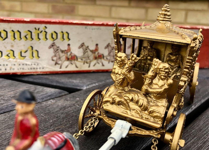 MOKO LESNEY MATCHBOX CORONATION COACH STATE ROAD LANDAU, KING & QUEEN, BOXED