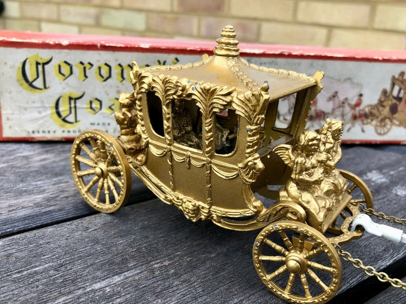 MOKO LESNEY MATCHBOX CORONATION COACH STATE ROAD LANDAU, KING & QUEEN, BOXED