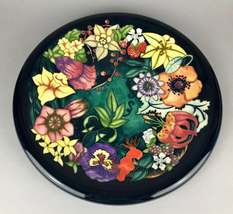 MOORCROFT -CAROUSEL- RACHEL BISHOP LIMITED EDITION WALL CHARGER PLATE
