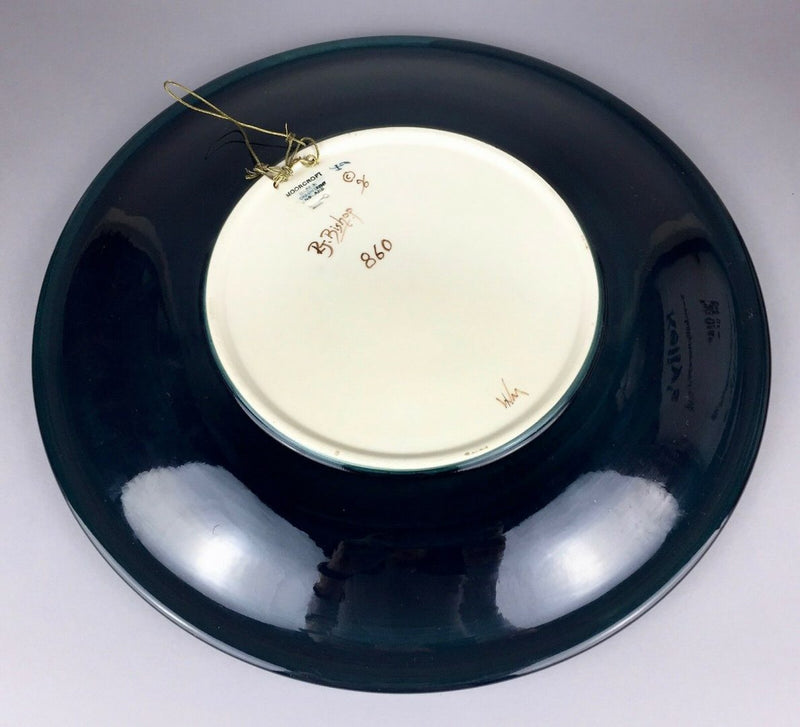 MOORCROFT -CAROUSEL- RACHEL BISHOP LIMITED EDITION WALL CHARGER PLATE
