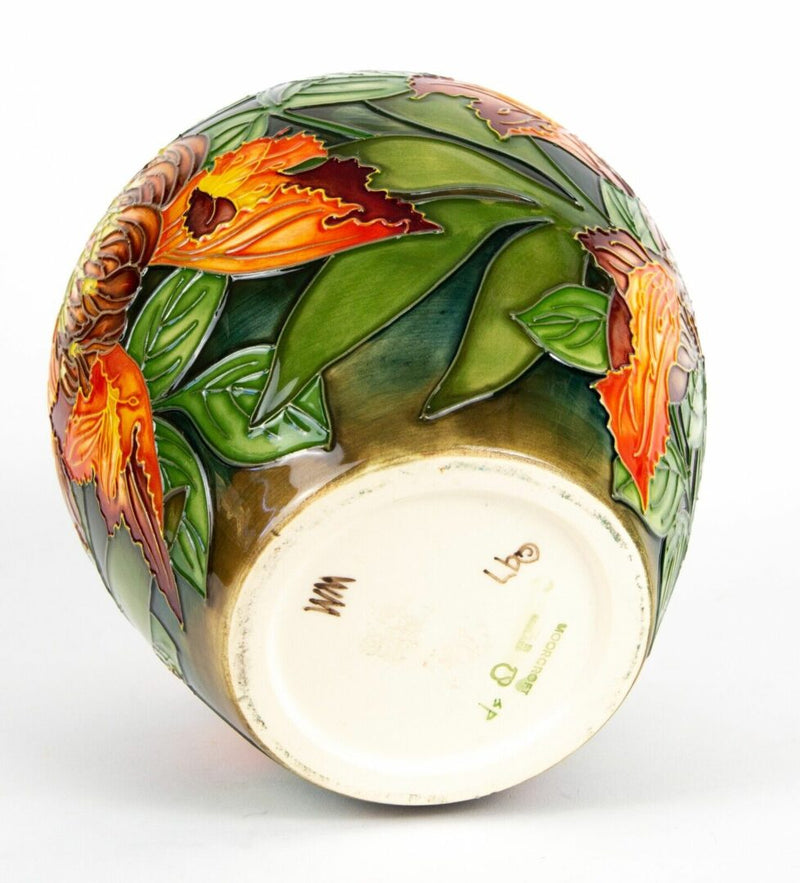 MOORCROFT POTTERY -FLAME OF THE FOREST- 1997 PHILIP GIBSON LARGE OVOID VASE