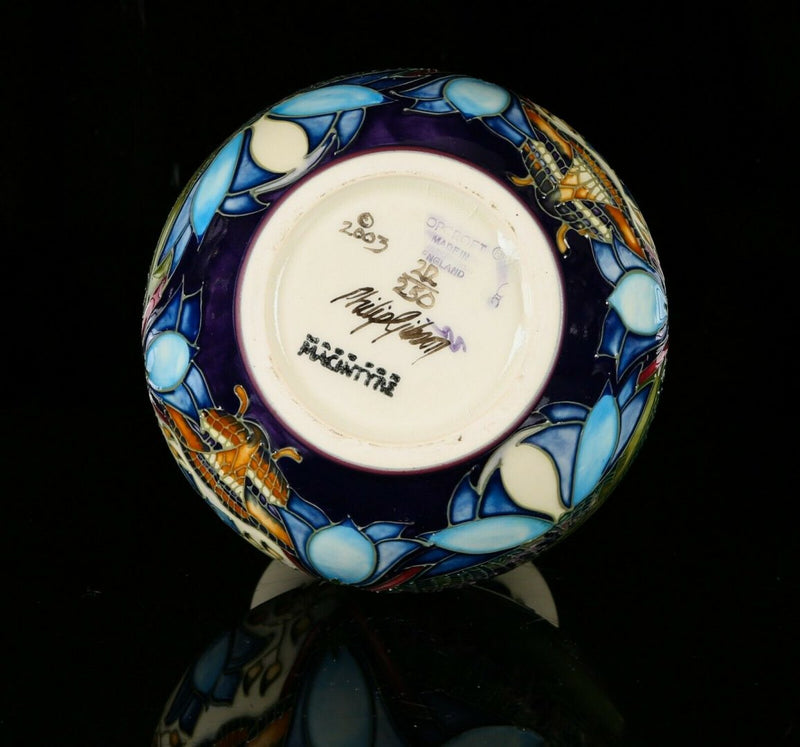 MOORCROFT -WUTHERING HEIGHTS- 2003 PHILIP GIBSON LIMITED EDITION GLOBULAR VASE