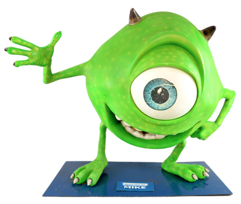 MONSTERS INC (2001) - LIFE SIZE DISNEY PIXAR MIKE WAZOWSKI PROMOTIONAL PROP FIGURE