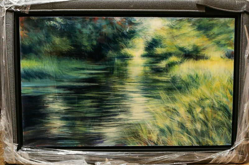 NICK ANDREW (BRITISH, b.1957) -OSCEDA- ORIGINAL PAINTING ON BOXED CANVAS, SIGNED
