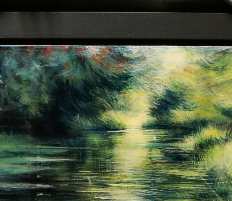 NICK ANDREW (BRITISH, b.1957) -OSCEDA- ORIGINAL PAINTING ON BOXED CANVAS, SIGNED