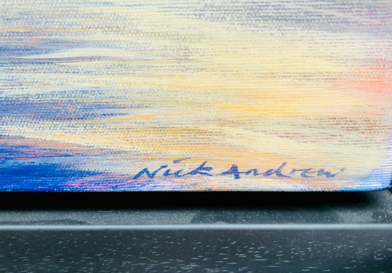 NICK ANDREW (BRITISH, b.1957) -RYSHERA- ORIGINAL PAINTING ON BOXED CANVAS, SIGNED
