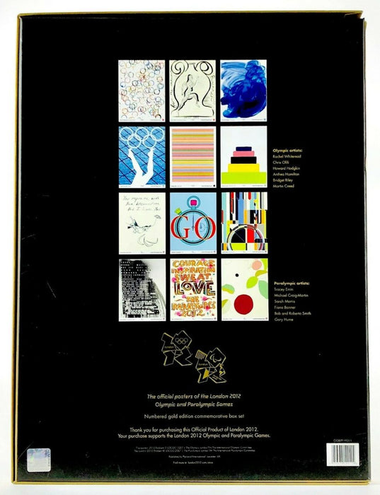 OFFICIAL POSTERS LONDON 2012 OLYMPIC &amp; PARALYMPIC GAMES, LIMITED EDITION POSTER PRINT SET