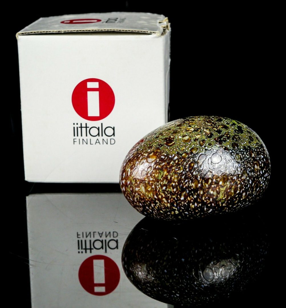 Oiva Toikka For Iittala - Scandinavian Studio Art Glass Design Bird Egg,  Boxed — PM Antiques & Collectables