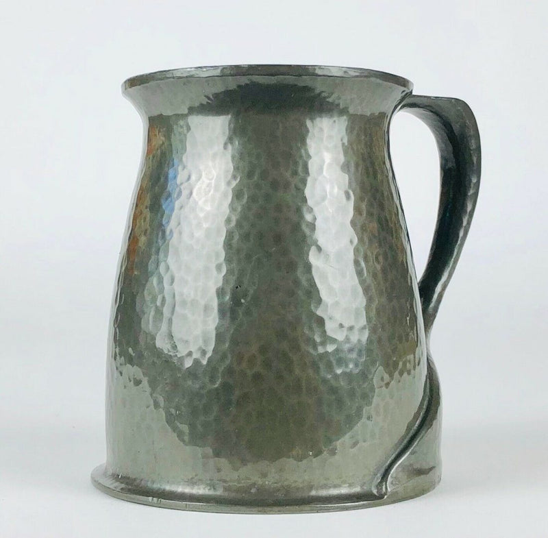 OLIVER BAKER for LIBERTY &amp; Co. - ART NOUVEAU TUDRIC PEWTER ALE TANKARD No. 066