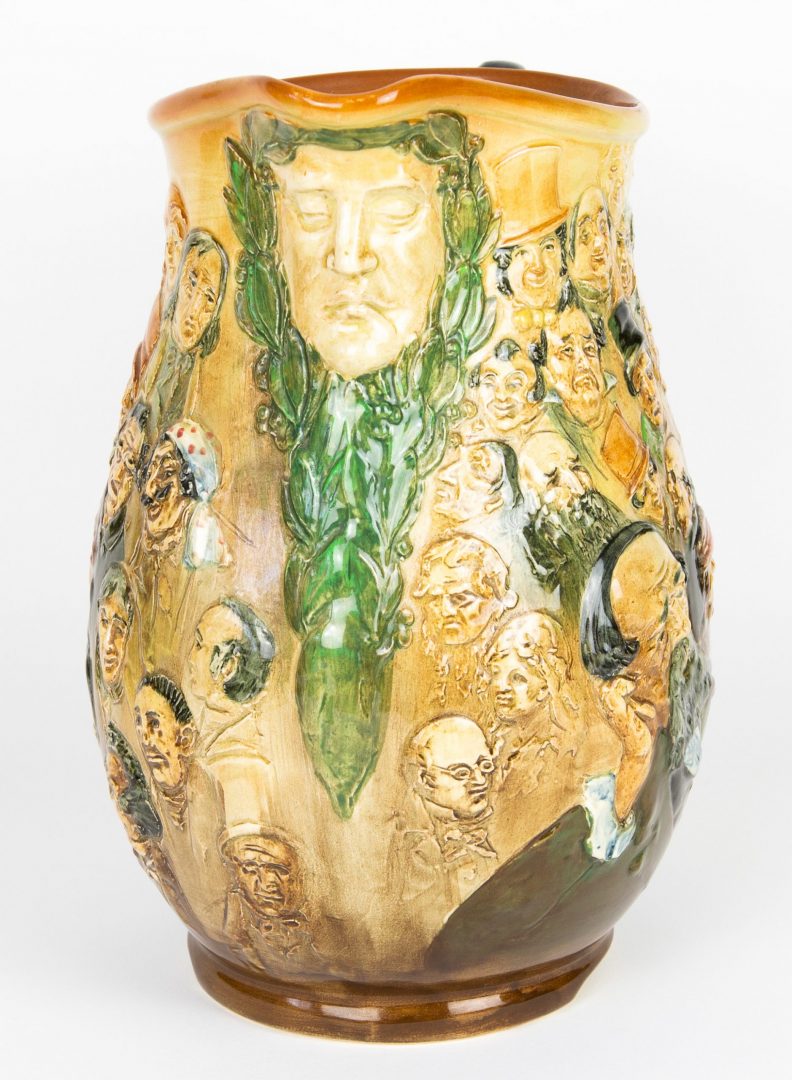 CHARLES NOKE for ROYAL DOULTON, LARGE CHARLES DICKENS CHARACTERS DREAM JUG 771321