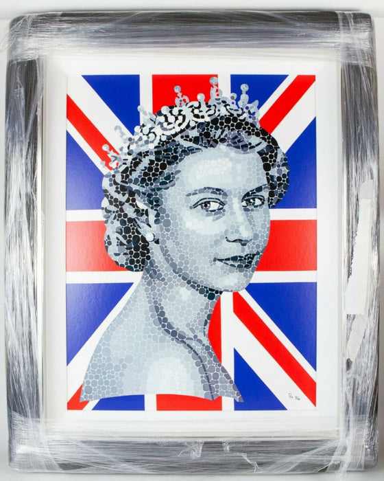 PAUL NORMANSELL (BRITISH, b.1978) -HAPPY AND GLORIOUS- LIMITED EDITION QUEEN PRINT &amp; COA