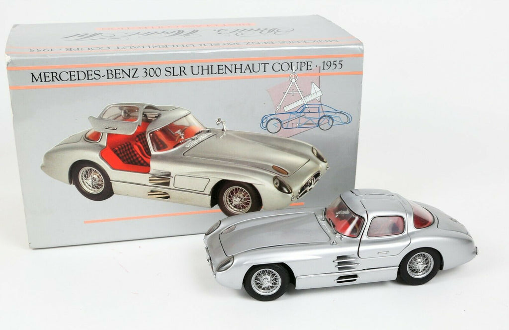 Maquette PAUL'S MODEL ART 1/24 – Mercedes-Benz Stirling Moss 1955 – Gris Métal