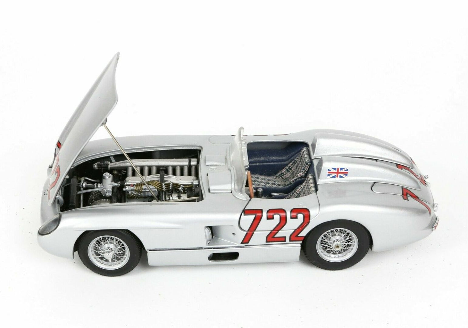 A fine 1:8 scale model of Stirling Moss' 1955 British Grand Prix