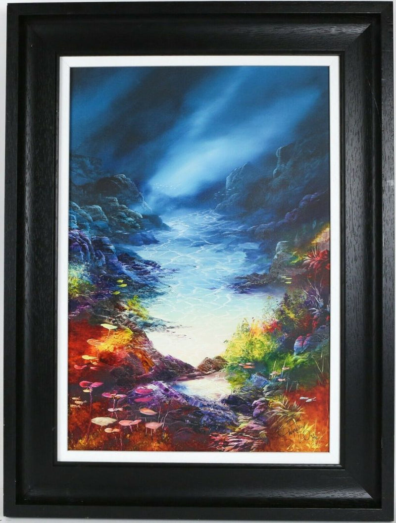 PHILIP GRAY (IRISH, b.1959) -INTO THE BLUE- LIMITED EDITION PRINT, 14/195 & COA