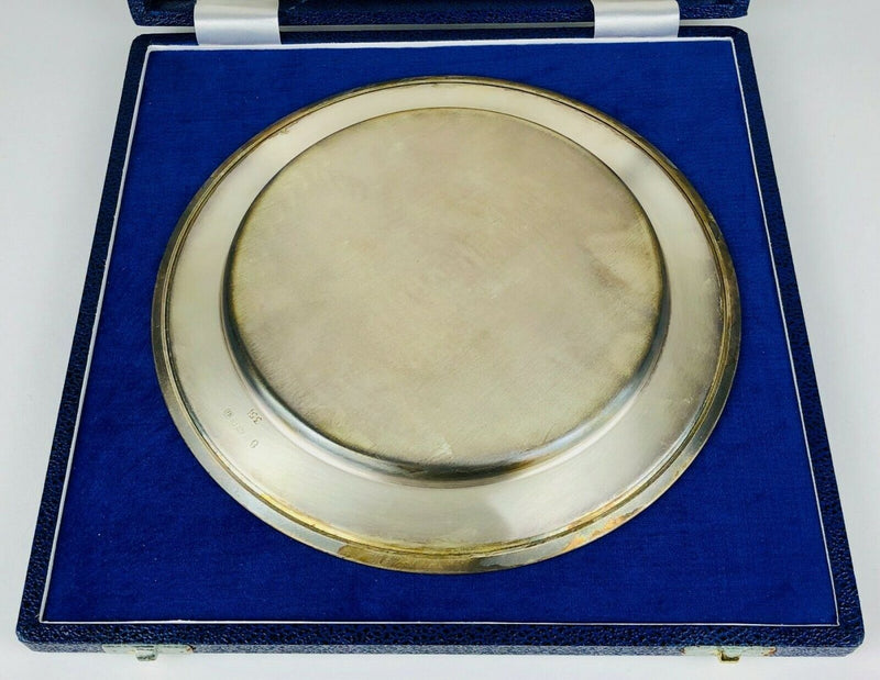 PIETRO ANNIGONI - ERII SILVER JUBILEE, LIMITED EDITION STERLING SILVER ROYAL QUEEN PLATE DISH