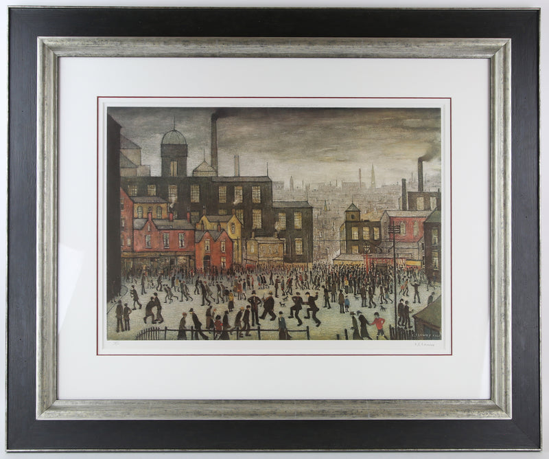 L.S. LAURENCE STEPHEN LOWRY, 'OUR TOWN', SIGNED LIMITED EDITION PRINT 743/850