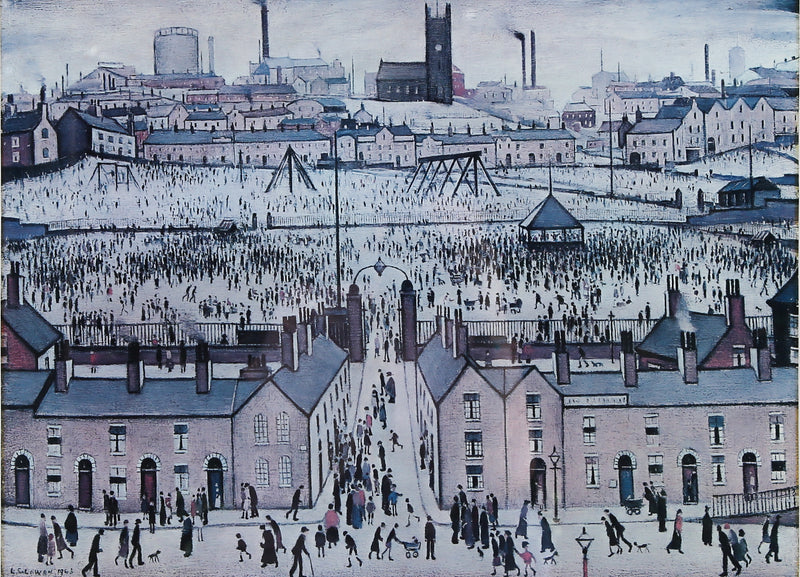 L.S. LAURENCE STEPHEN LOWRY 'BRITAIN AT PLAY' SIGNED LIMITED EDITION PRINT 1/850