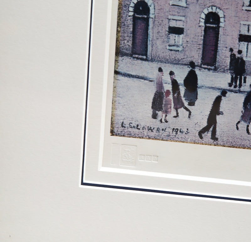 L.S. LAURENCE STEPHEN LOWRY 'BRITAIN AT PLAY' SIGNED LIMITED EDITION PRINT 1/850