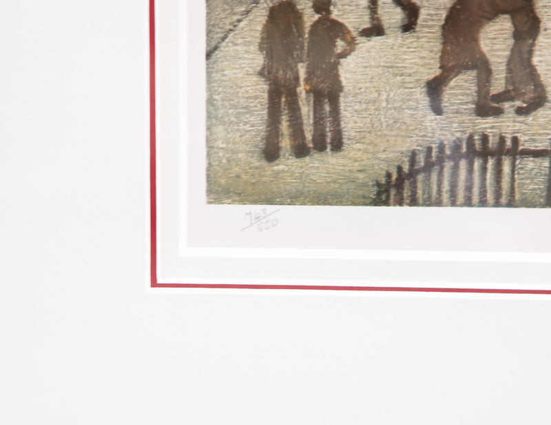 L.S. LAURENCE STEPHEN LOWRY, 'OUR TOWN', SIGNED LIMITED EDITION PRINT 743/850