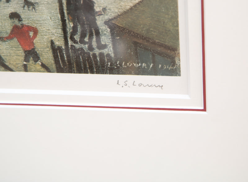 L.S. LAURENCE STEPHEN LOWRY, 'OUR TOWN', SIGNED LIMITED EDITION PRINT 743/850