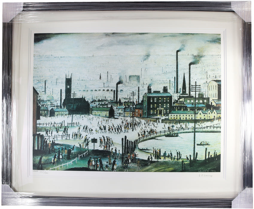 L.S. LAURENCE STEPHEN LOWRY, 'AN INDUSTRIAL TOWN', SIGNED LIMITED EDITION PRINT