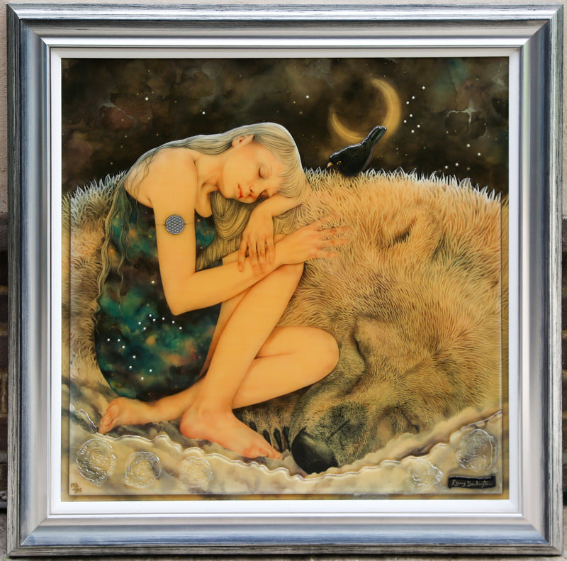 KERRY DARLINGTON 'SNOW QUEEN' UNIQUE LIMITED EDITION 3D PRINT 193/295 & C.O.A.