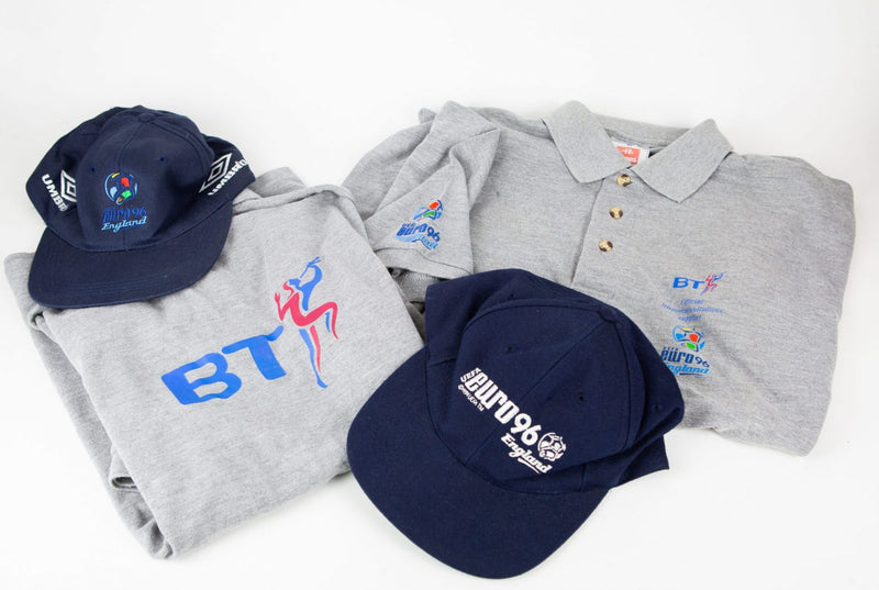 EURO 96 - OFFICIAL BT, UMBRO & McDONALDS UNIFORM CORPORATE MERCHANDISE CLOTHING