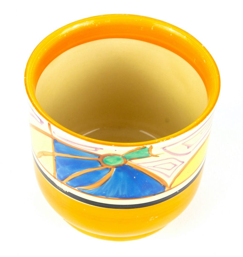 CLARICE CLIFF 'MELON' ART DECO WILKINSON FANTASQUE BEAKER CUP CAN POT BOWL VASE