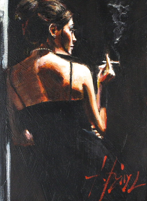 FABIAN PEREZ, 'SENSUAL TOUCH', ORIGINAL OIL PAINTING, SIGNED