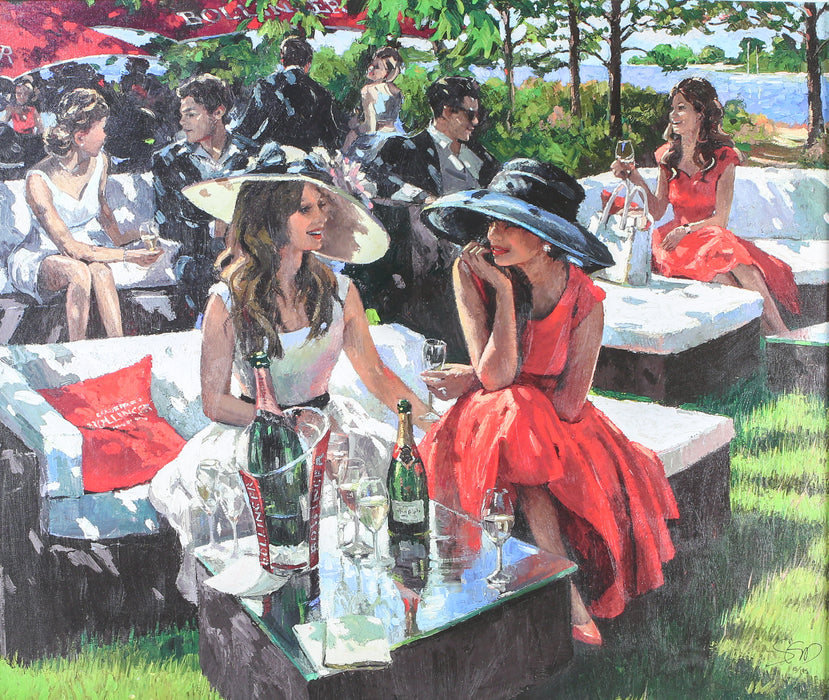 SHERREE VALENTINE DAINES 'CHAMPAGNE BOLLINGER AFTERNOON' LARGE PRINT 15/195 COA