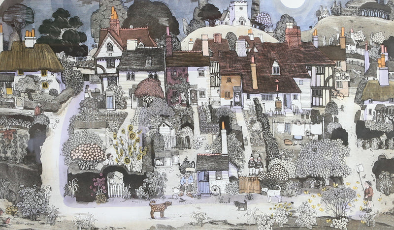 GRAHAM CLARKE 'THE VARMINTRY' LIMITED EDITION ETCHING/AQUATINT 241/400, SIGNED